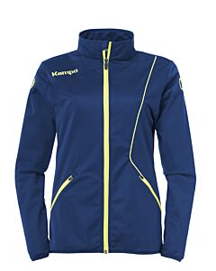 Kempa Curve Classic Jacke Women deep blau/fluo gelb