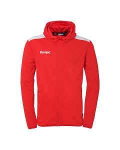 Kempa Emotion 27 Kapuzenjacke rot/weiss