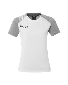 Kempa Ambition 28 Shirt Damen weiß/dark grau melange