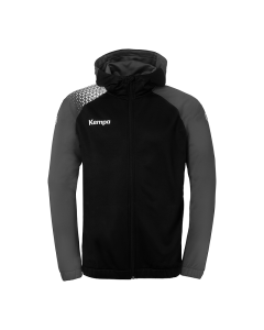 Kempa Ambition 28 Kapuzenjacke schwarz/anthra