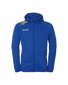 Kempa Ambition 28 Kapuzenjacke royal/limonengelb