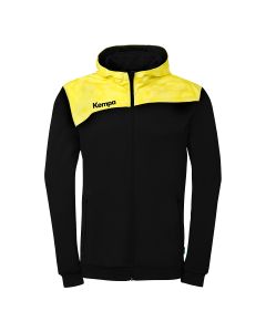 Kempa Athletics 29 Kapuzenjacke schwarz/limonengelb
