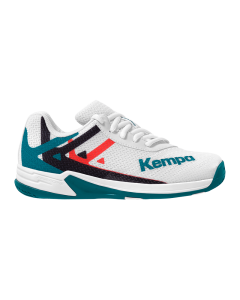 Kempa Wing 2.0 Junior Hallenschuhe weiß/rot/schwarz