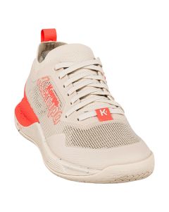 Kempa Kourtfly Damen beige/fluo rot