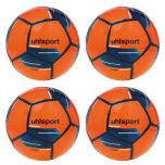 uhlsport Team Mini (4x1 colour) fluo orange/marine/weiß