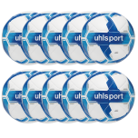 uhlsport Attack Addglue weiß/royal/blau 10er Set