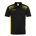 uhlsport GOAL Polo Shirt schwarz/limonengelb