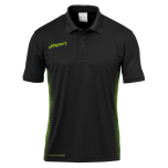 uhlsport Score Polo Shirt schwarz/fluo grün