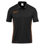 uhlsport Score Polo Shirt schwarz/fluo orange