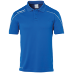 uhlsport Stream 22 Polo Shirt azurblau/weiß