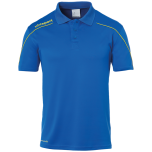 uhlsport Stream 22 Polo Shirt azurblau/limonengelb