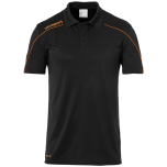 uhlsport Stream 22 Polo Shirt schwarz/fluo orange