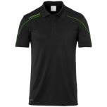 uhlsport Stream 22 Polo Shirt schwarz/fluo grün