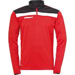 uhlsport Offense 23 1/4 Zip Top rot/schwarz/weiß