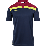 uhlsport Offense 23 Polo Shirt marine/bordeaux/fluo gelb