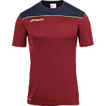 uhlsport Offense 23 Poly Shirt bordeaux/marine/fluo gelb