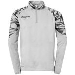 uhlsport Goal 25 1/4 Zip Top dark grau melange/schwarz