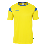 uhlsport Squad 27 Trikot Kurzarm limonengelb/azurblau