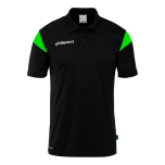 uhlsport Squad 27 Polo Shirt schwarz/fluo grün
