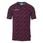 uhlsport Progressive 28 Shirt Kurzarm marine/rot