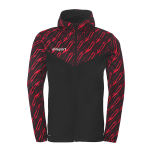 uhlsport Progressive 28 Multi Hood Jacke schwarz/rot