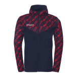 uhlsport Progressive 28 Multi Hood Jacke marine/rot