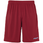 uhlsport Center Basic Shorts ohne Innenslip bordeaux/skyblau