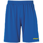 uhlsport Center Basic Shorts ohne Innenslip azurblau/limonengelb