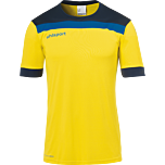 uhlsport Offense 23 Trikot Kurzarm limonengelb/marine/azurblau