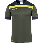 uhlsport Offense 23 Trikot Kurzarm dark olive/marine/fluo gelb