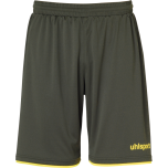 uhlsport Club Shorts dark olive/fluo gelb