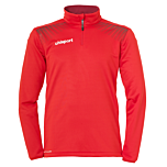 uhlsport GOAL 1/4 Zip Top rot/bordeaux