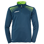 uhlsport GOAL 1/4 Zip Top petrol/flash grün