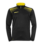 uhlsport GOAL 1/4 Zip Top schwarz/limonengelb