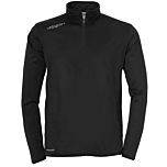 uhlsport Essential 1/4 Zip Top schwarz/weiß