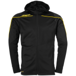uhlsport Stream 22 Track Hood Jacket schwarz/limonengelb