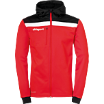 uhlsport Offense 23 Multi Hood Jacket rot/schwarz/weiß