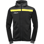 uhlsport Offense 23 Multi Hood Jacket schwarz/anthra/limonengelb