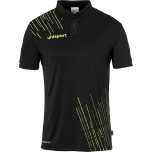 uhlsport Score 26 Poly Polo schwarz/limonengelb