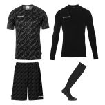 uhlsport Progressive Torwart Set schwarz