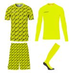 uhlsport Progressive Torwart Set fluo gelb/schwarz