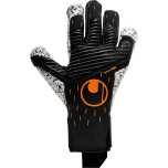 uhlsport Speed Contact Supergrip+ Torwarthandschuhe schwarz/weiß/fluo orange