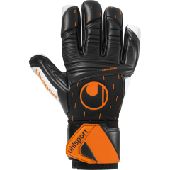 uhlsport Speed Contact Supersoft HN Torwarthandschuhe schwarz/weiß/fluo orange