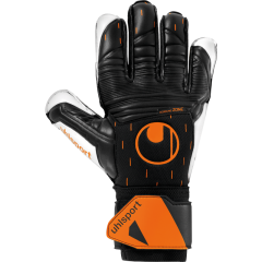 uhlsport Speed Contact Soft Pro Torwarthandschuhe schwarz/weiß/fluo orange