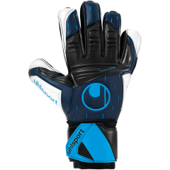 uhlsport Speed Contact Supersoft Torwarthandschuhe marine/schwarz/fluo blau