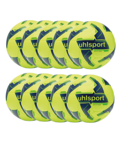 uhlsport 350 Lite Synergy fluo gelb/marine/fluo grün 10er Set