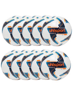 uhlsport Team weiß/marine/fluo orange 10er Set