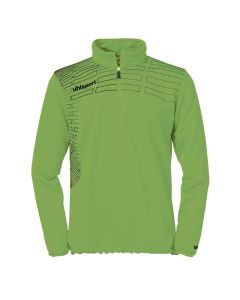 Uhlsport Match 1/4 Zip Top flash grün/schwarz