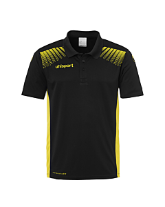 uhlsport GOAL Polo Shirt schwarz/limonengelb