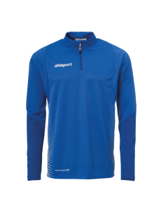 uhlsport Score 1/4 Zip Top azurblau/weiß